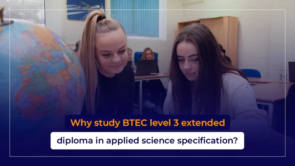 Why study BTEC level 3 extended diploma in applied science specification?